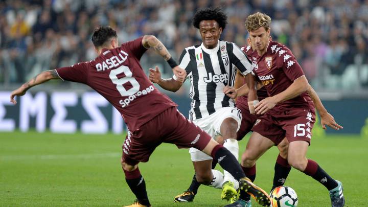 Buenas actuaciones de Juan Guillermo Cuadrado con Juventus en el derbi ante Torino.
