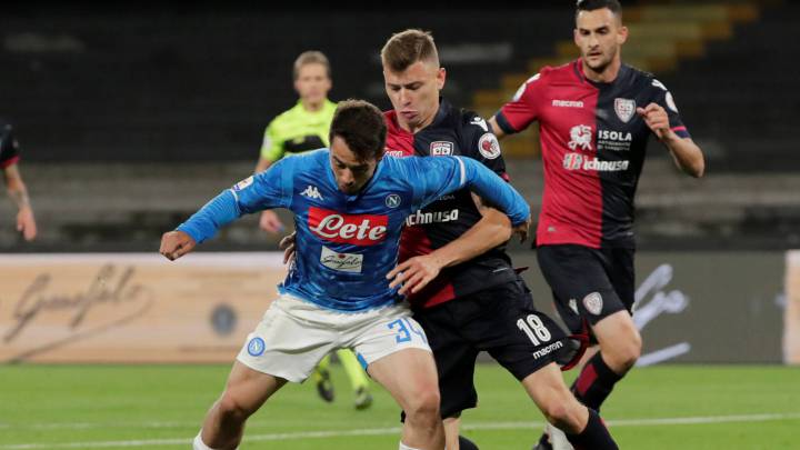 Napoli - Cagliari en vivo online, partido por la fecha 35 de la Serie A de Italia que se jugará el 5 de mayo en el estadio San Paolo desde la 1:30 p.m.