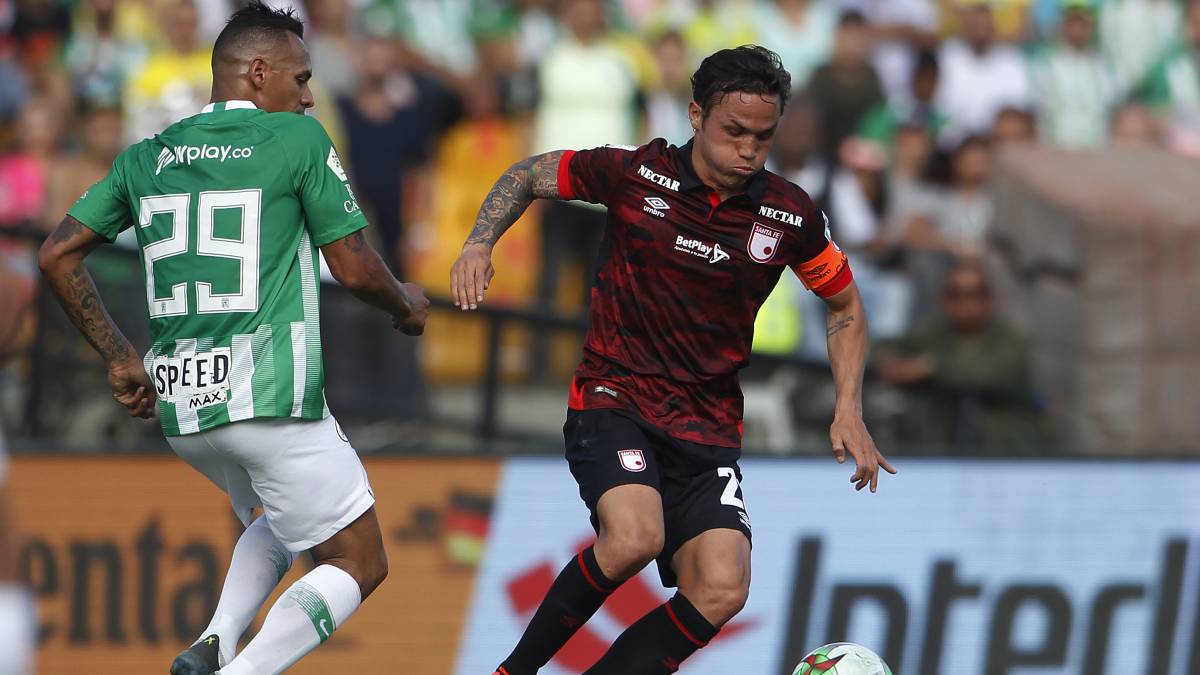 Atlético Nacional e Independiente Santa Fe se enfrentan en la última fecha de la Liga Águila.