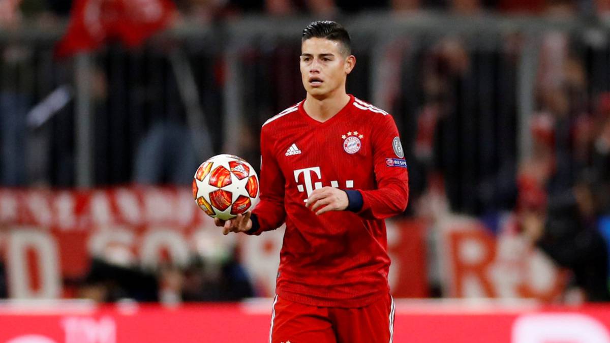 James Rodríguez, volante de Bayern Múnich, podría llegar a Juventus si venden a Paulo Dybala.