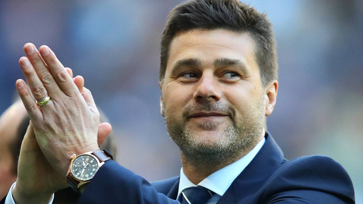 Mauricio Pochettino, técnico de Tottenham, durante el partido por la Premier League