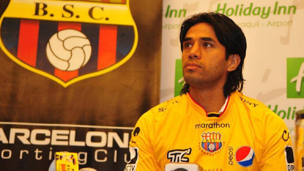 La presentación de Fabián Vargas en el Barcelona de Ecuador en el año 2013