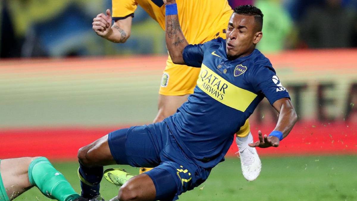 Sebastián Villa ante Rosario Central en la Supercopa Argentina