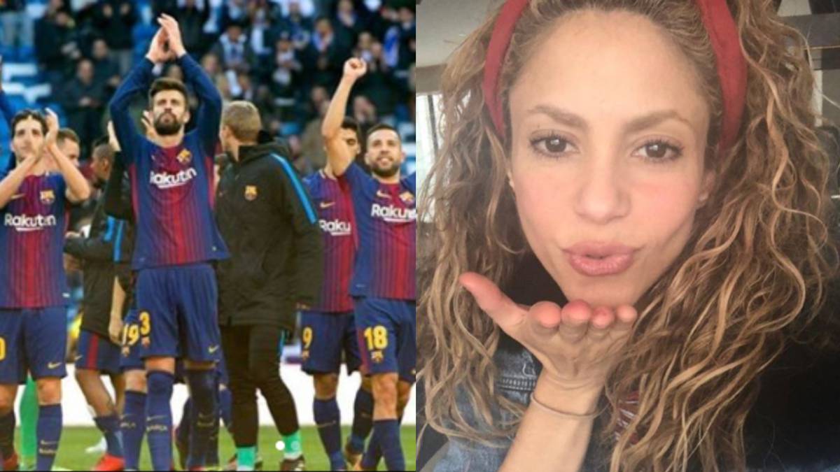 Shakira envía un mensaje de apoyo a los jugadores del Barcelona