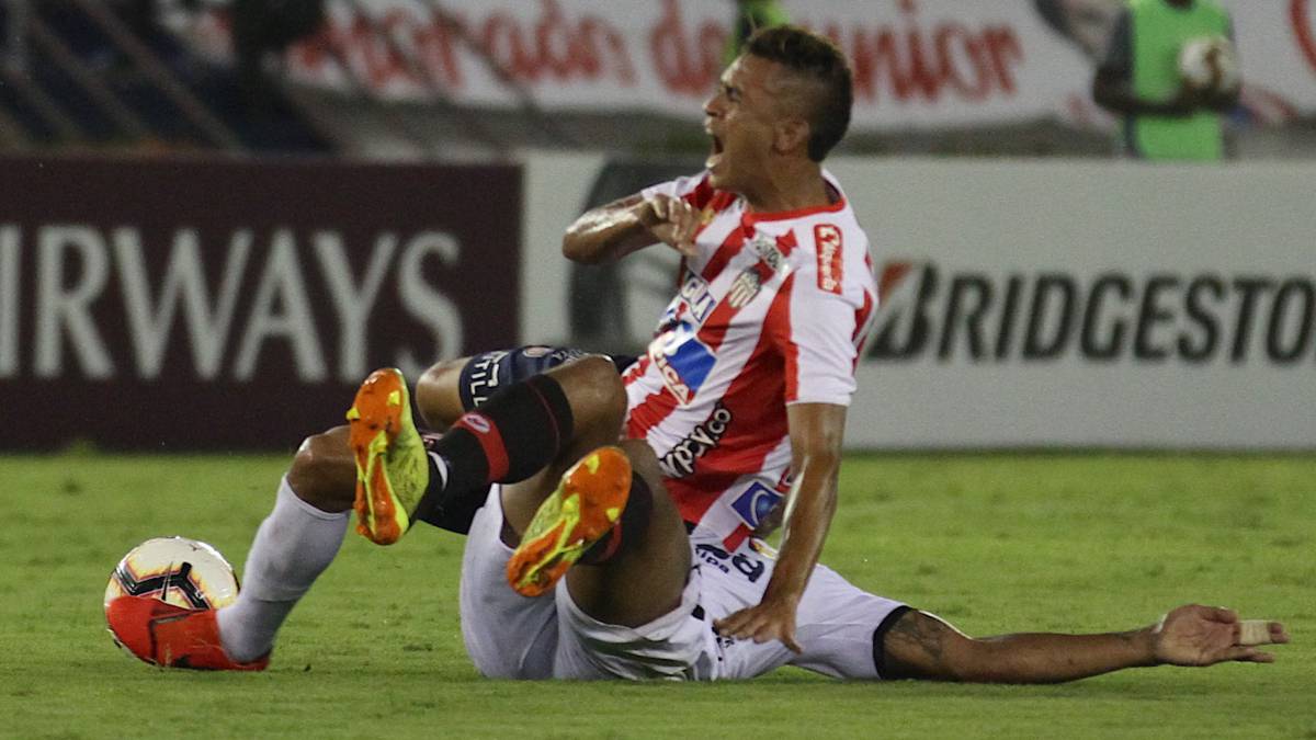 Junior de Barranquilla perdió ante Melgar en la última jornada de grupos en la Copa Libertadores.