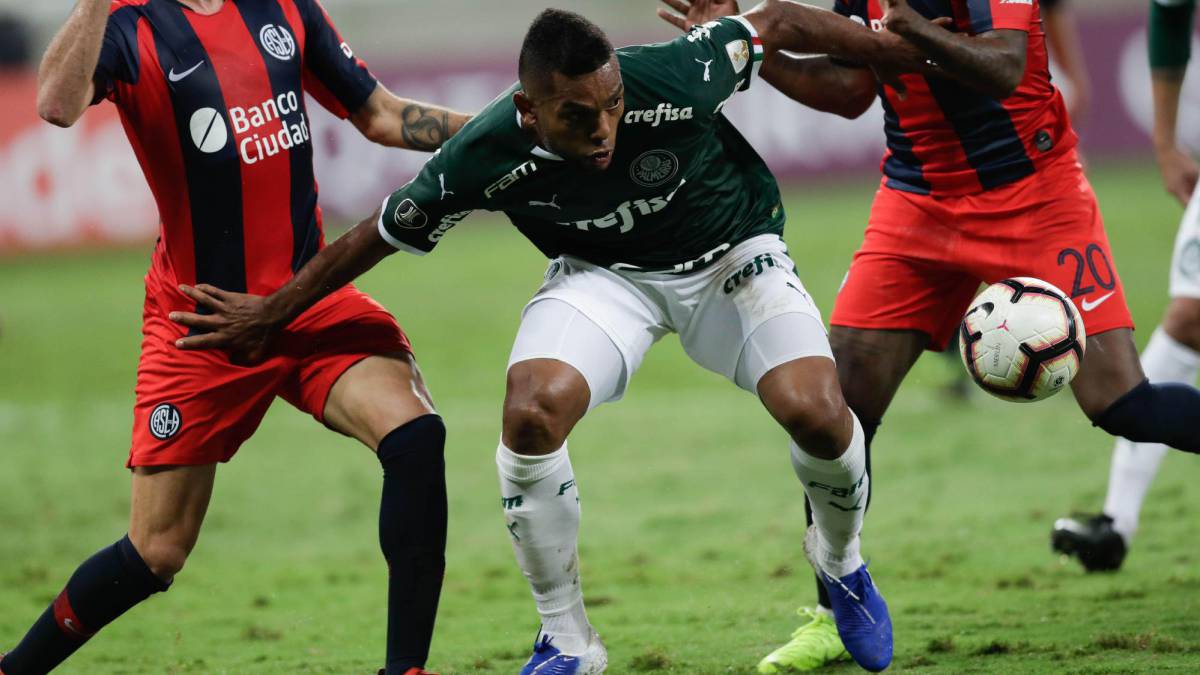 Miguel Ángel Borja jugó su partido 100 con Palmeiras frente a San Lorenzo por Copa Libertadores