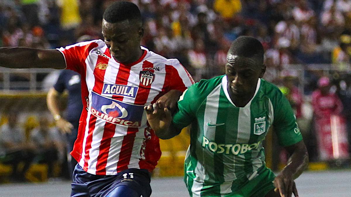Junior ante Nacional por la Liga Águila-I 2019