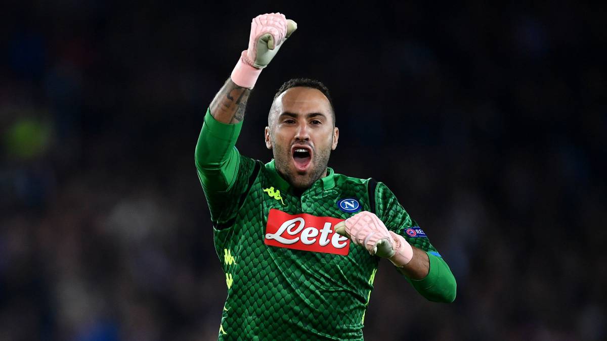 David Ospina en napoli supera algunos números que tuvo en Arsenal.