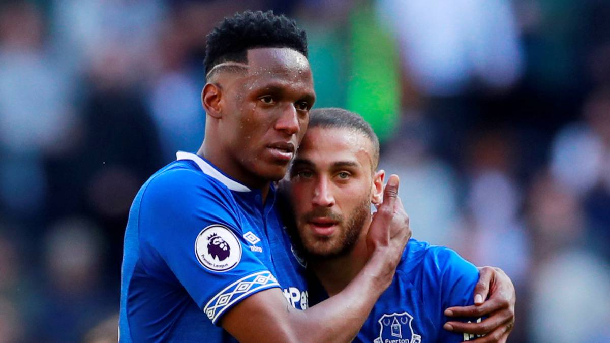 Rendimiento de Yerry Mina en la última fecha de Premier League con Everton.