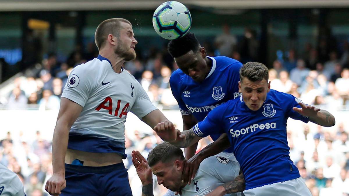 La temporada de Yerry Mina en el Everton de Inglaterra.