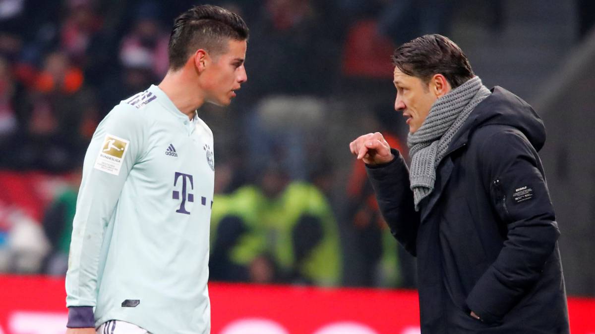 James Rodríguez y Niko Kovac