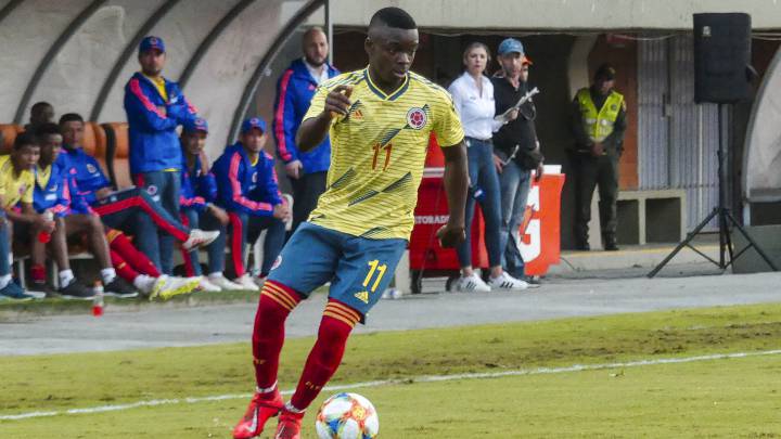 Johan Carbonero, delantero de Selección Colombia sub 20