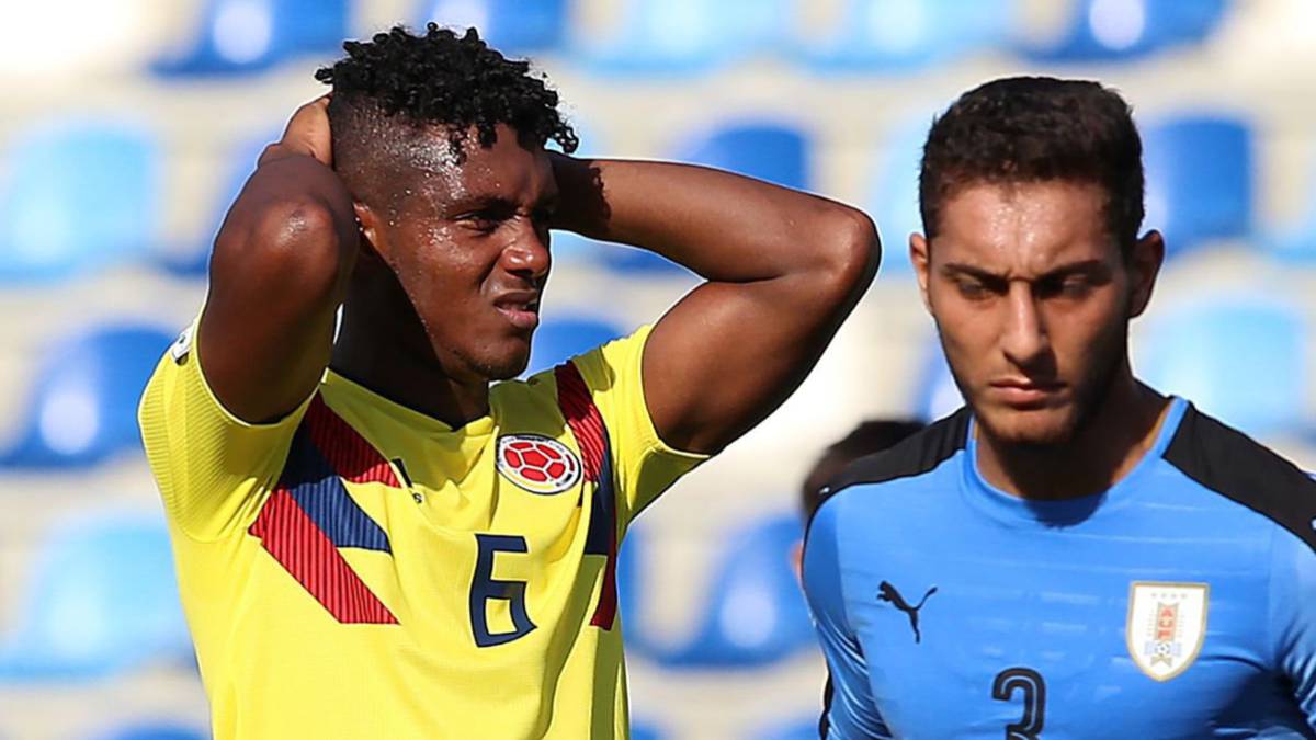 Yeiler Goez en el Sudamericano Sub 20 2019 con la Selección Colombia