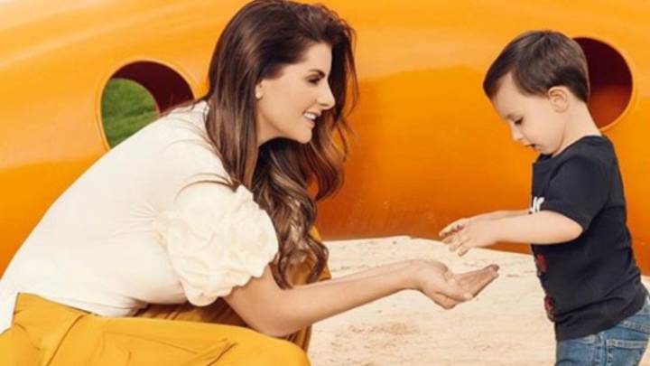 La presentadora y modelos Carolina Cruz vivió un incómodo momento con su familia conformada por su pareja, Lincoln Palomeque y su hijo Matías