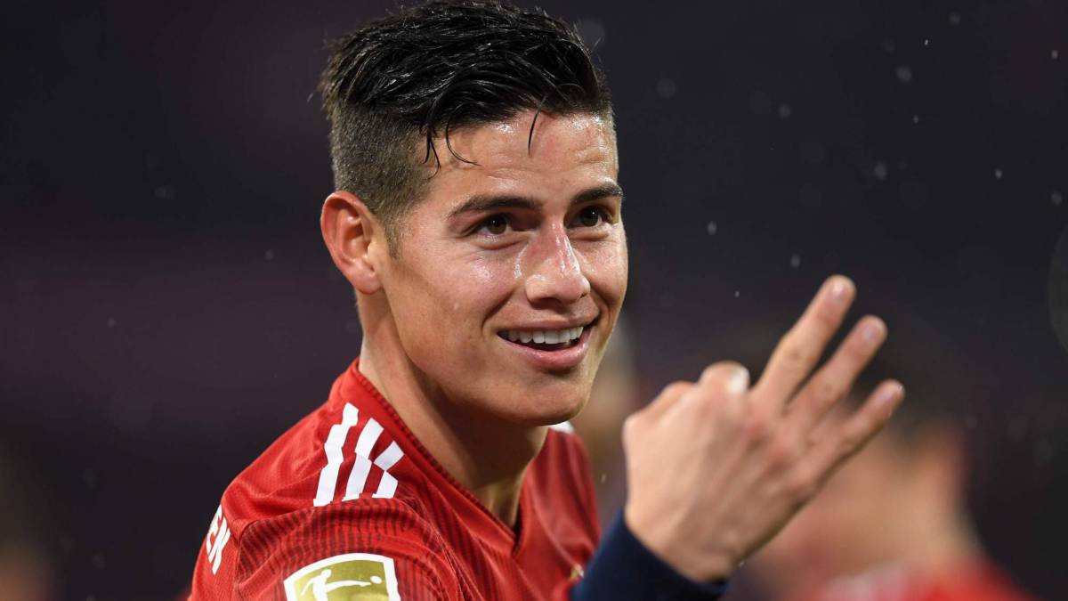 James Rodríguez, volante colombiano del Bayern Múnich