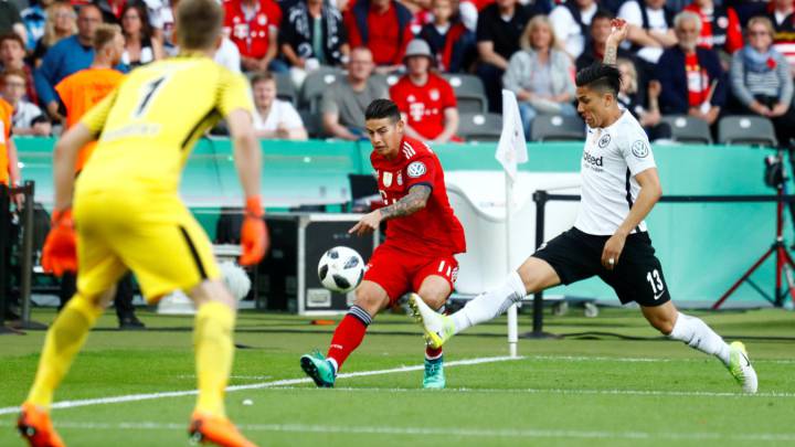 James Rodríguez y su deuda con Bayern Múnich ante Eintracht Frankfurt.