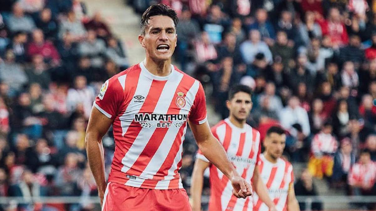 Bernardo Espinosa, jugador de Girona, en un partido de La Liga