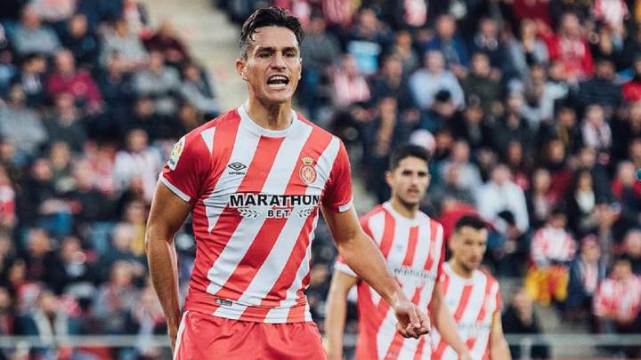 Bernardo Espinosa, jugador de Girona, en un partido de La Liga
