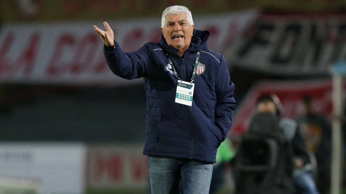 Julio Comesaña, director técnico del Junior de Barranquilla, habló de la victoria de su equipo ante el Deportivo Cali en el estadio Palmaseca