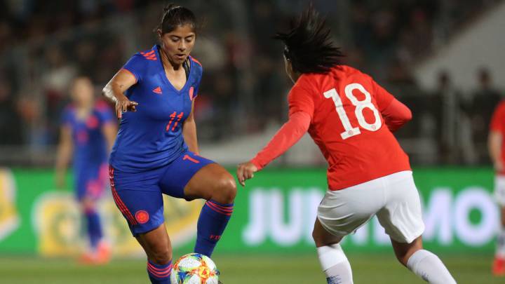 Chile vs Colombia en el estadio Nacional de Santiago