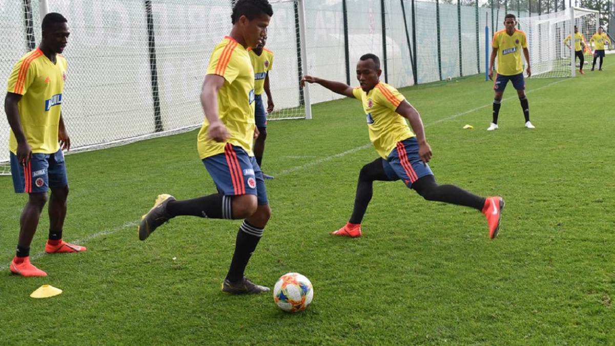 Entrenamiento de la Selección Colombia Sub 20