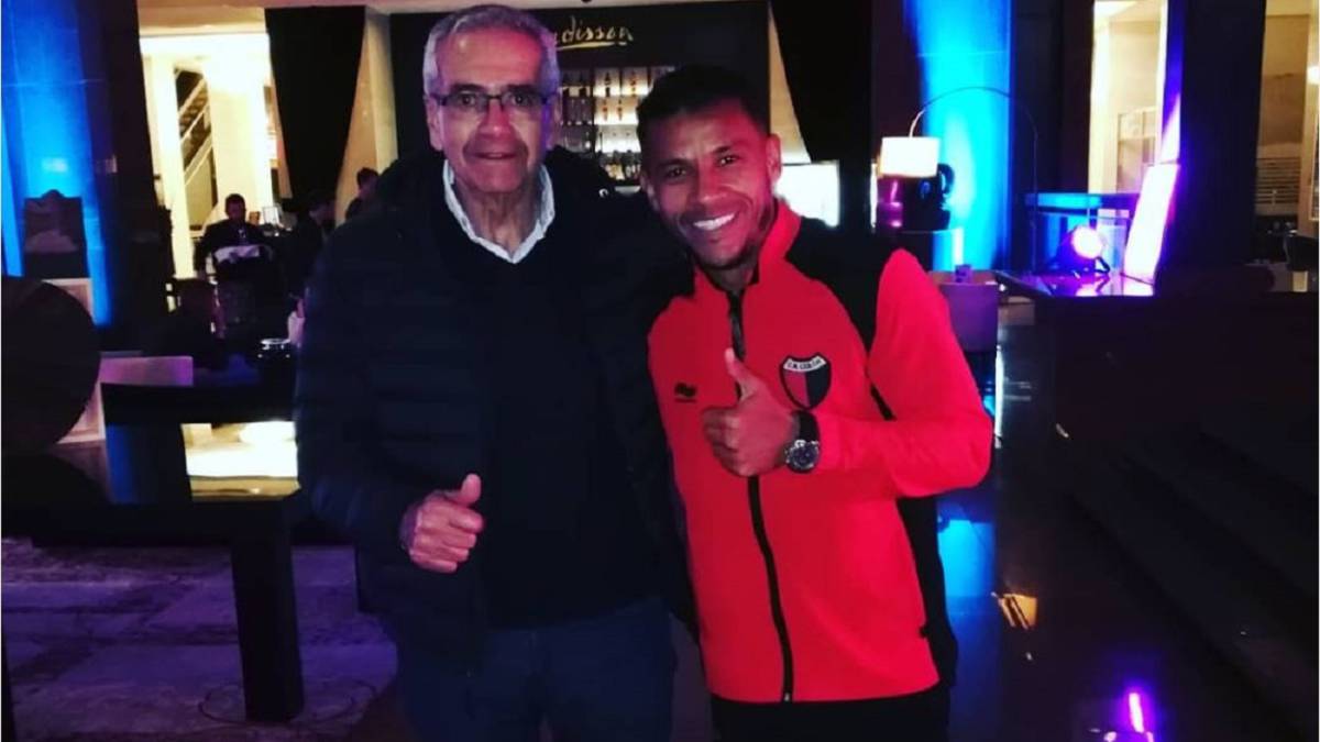 Wilson Morelo y Gregorio Pérez se reencuentran tras estar en Santa Fe
