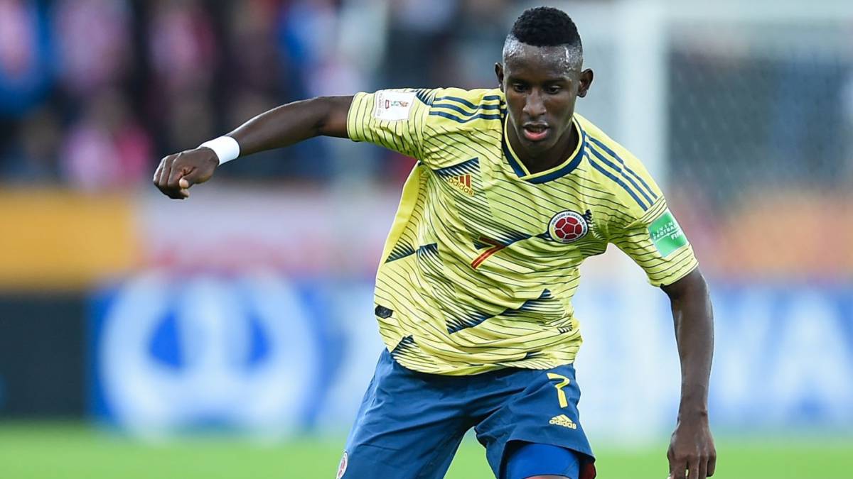Iván Angulo, extremo de la Selección Colombia Sub 20