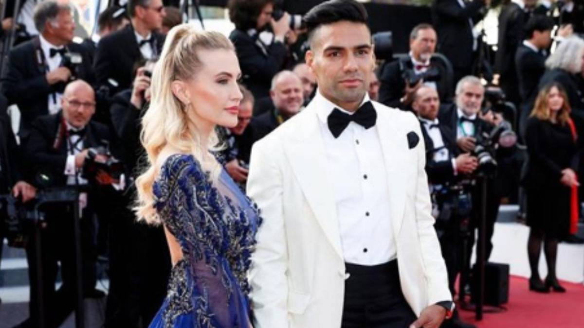 Falcao García y Lorelei Tarón estuvieron presentes en el festival de cine de Cannes.