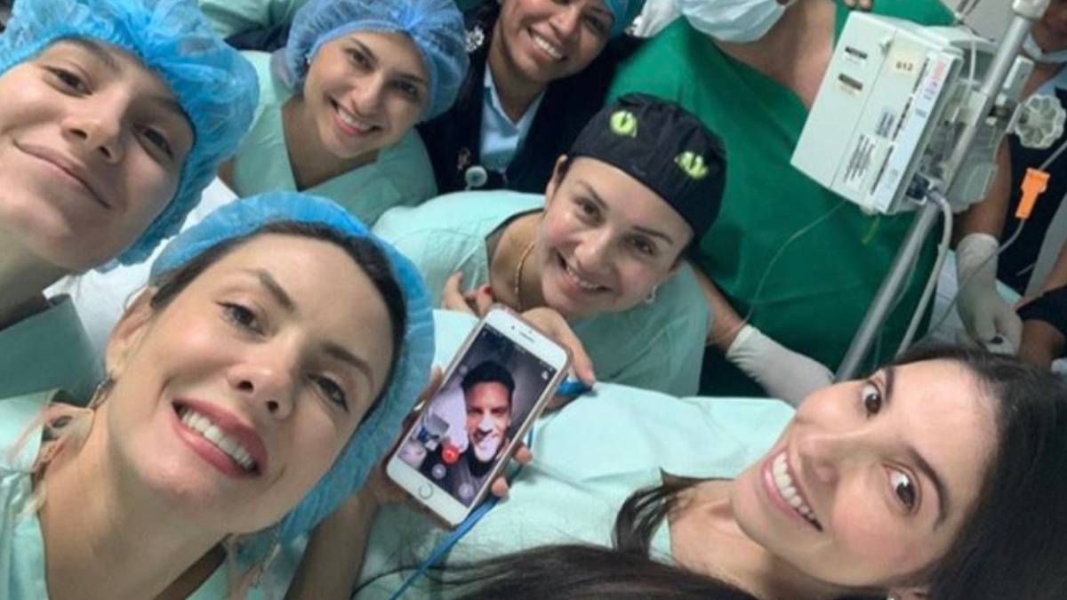 Esposa de Sebastián Viera en el parto de uno de sus hijos