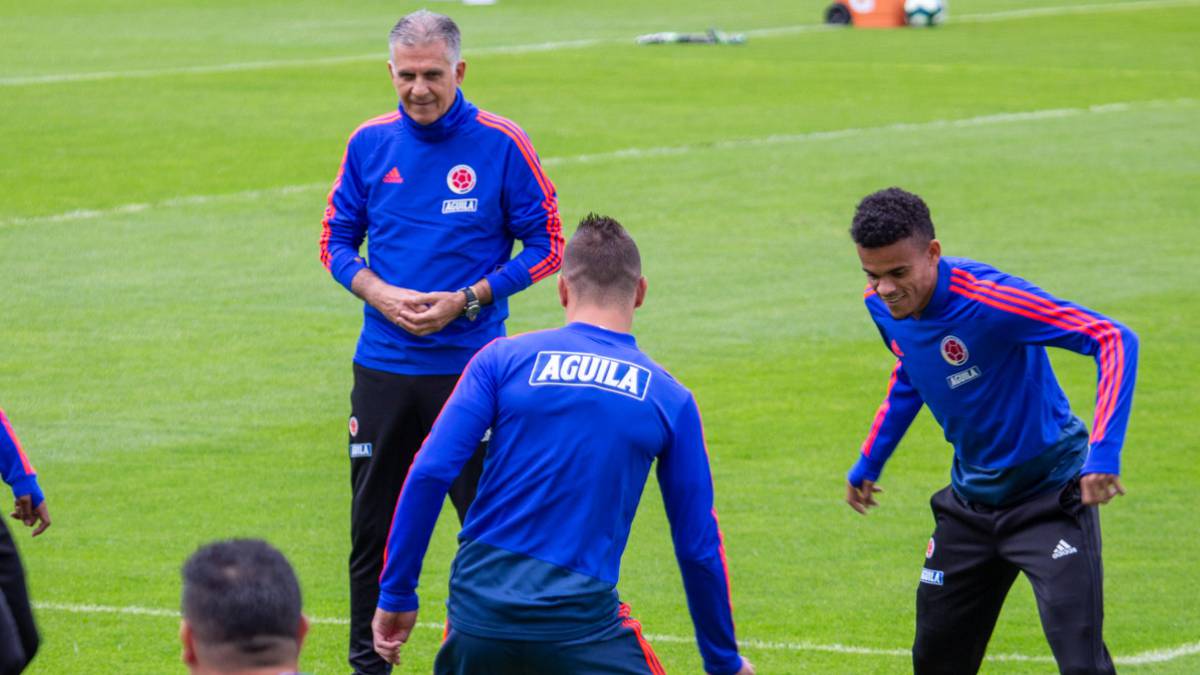 Selección Colombia entrena en El Campín pensando en Copa América.