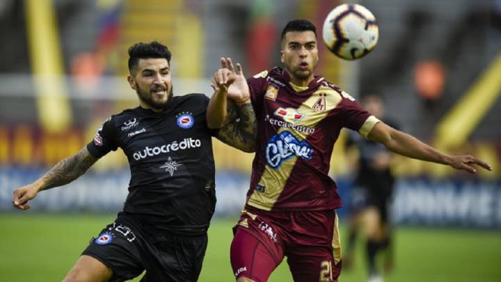 Tolima empató sin goles ante Argentinos y quedó eliminado de la Copa Sudamericana.