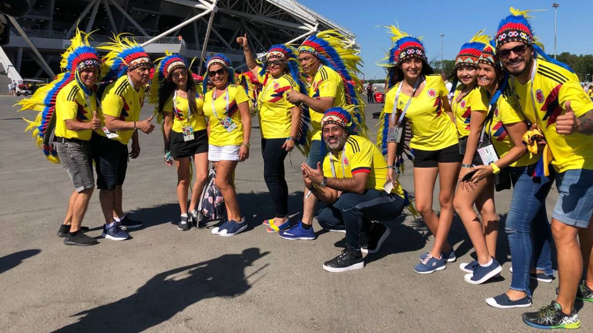 Hinchas de la Selección Colombia