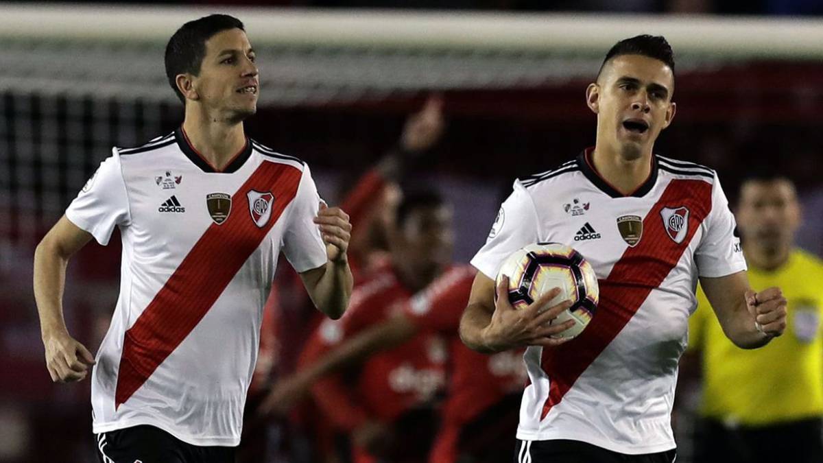 Rafael Santos Borré gana la Recopa Sudamericana con River Plate. El delantero colombiano jugó setenta minutos ante Atlético Paranaense de Brasil