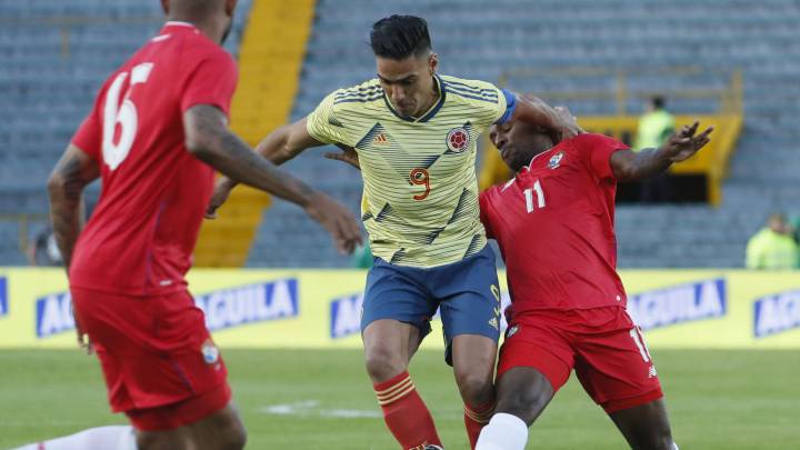 Falcao García sale con molestias del amistoso entre Colombia y Panamá.