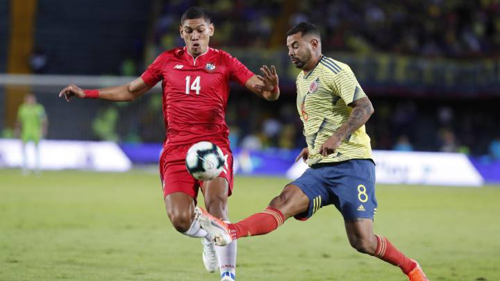 Edwin Cardona, figura del triunfo de Colombia sobre Panamá.