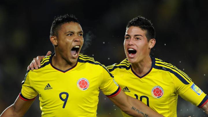 James Rodríguez y Luis Muriel con la Selección Colombia Sub 20 en 2011
