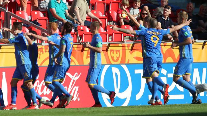 Ucrania enfrentará a Colombia este viernes a las 8 de la mañana por los cuartos de final del Mundial Sub 20