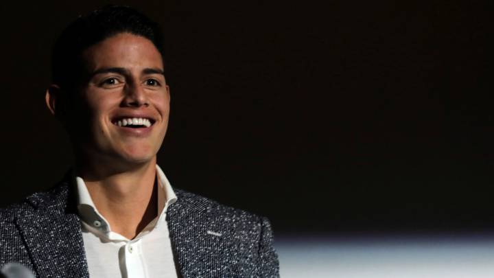 James Rodríguez, volante colombiano que pertenece al Real Madrid