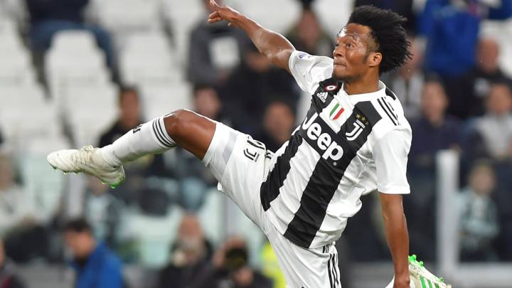 Juan Guillermo Cuadrado en la Juventus ante Torino