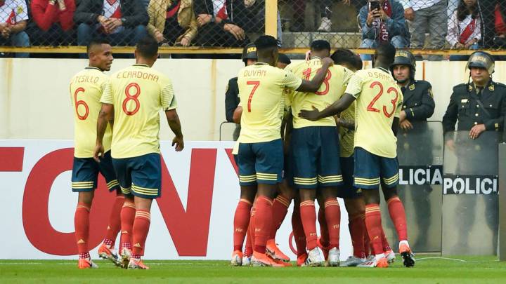 La Selección Colombia venció a la Selección de Perú en el estadio Monumental de Lima con goles de Matheus Uribe (2) y Duván Zapata antes de la Copa América
