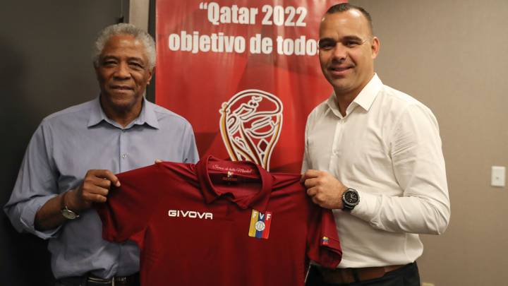 Francisco Maturana y Rafael Dudamel, técnicos de la Selección de Venezuela