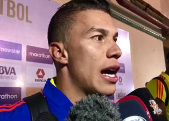 Mateus y sus primeros goles con la Selección Colombia