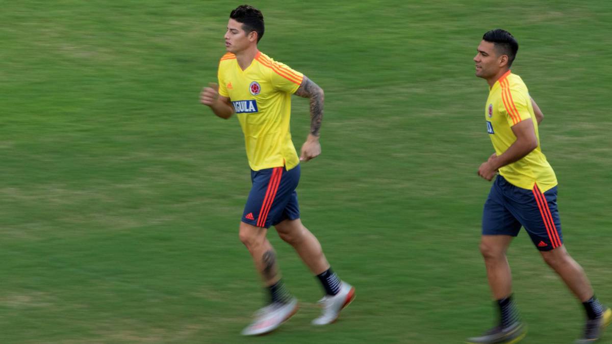James Rodríguez y Falcao García en Salvador de Bahía