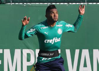 El juego ante Avaí podría ser el último de Borja con Palmeiras