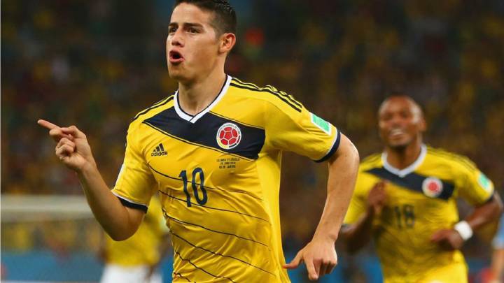 James Rodríguez, figura en el Mundial de Brasil 2014