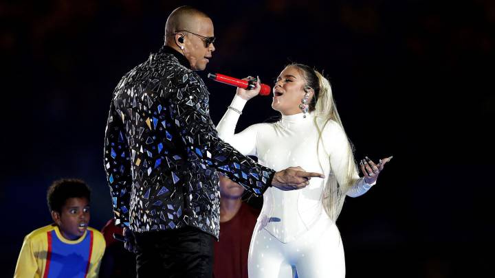 Karol G en la Ceremonia de inauguración de la Copa América