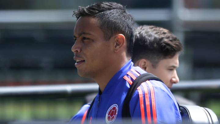 Luis Muriel durante la convocatoria de Colombia para la Copa América 2019