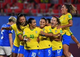 Brasil derrota a Italia y avanza tercera a la siguiente fase