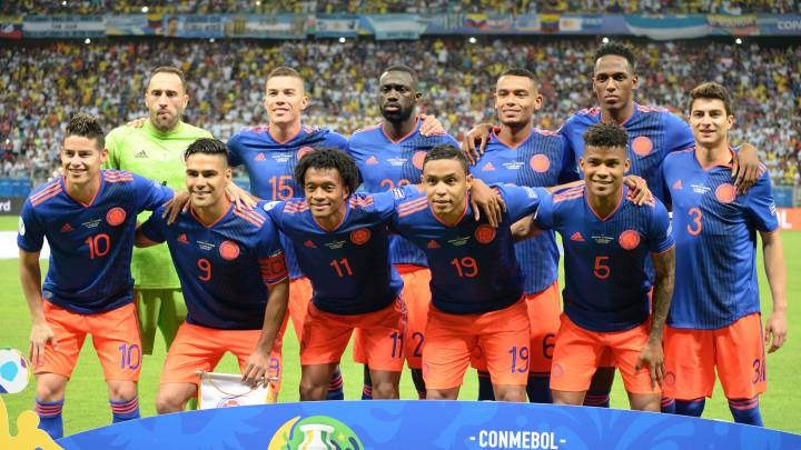 Formación oficial de Colombia y Qatar en Copa América hoy