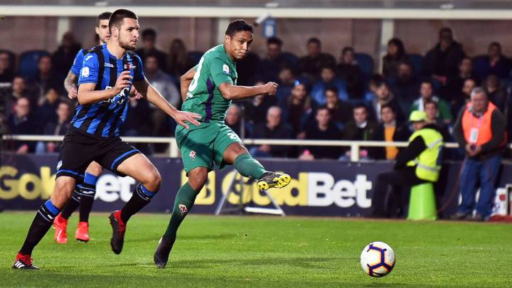 Luis Muriel cerca del Atalanta. Al equipo italiano no le importa la lesión de ligamento colateral